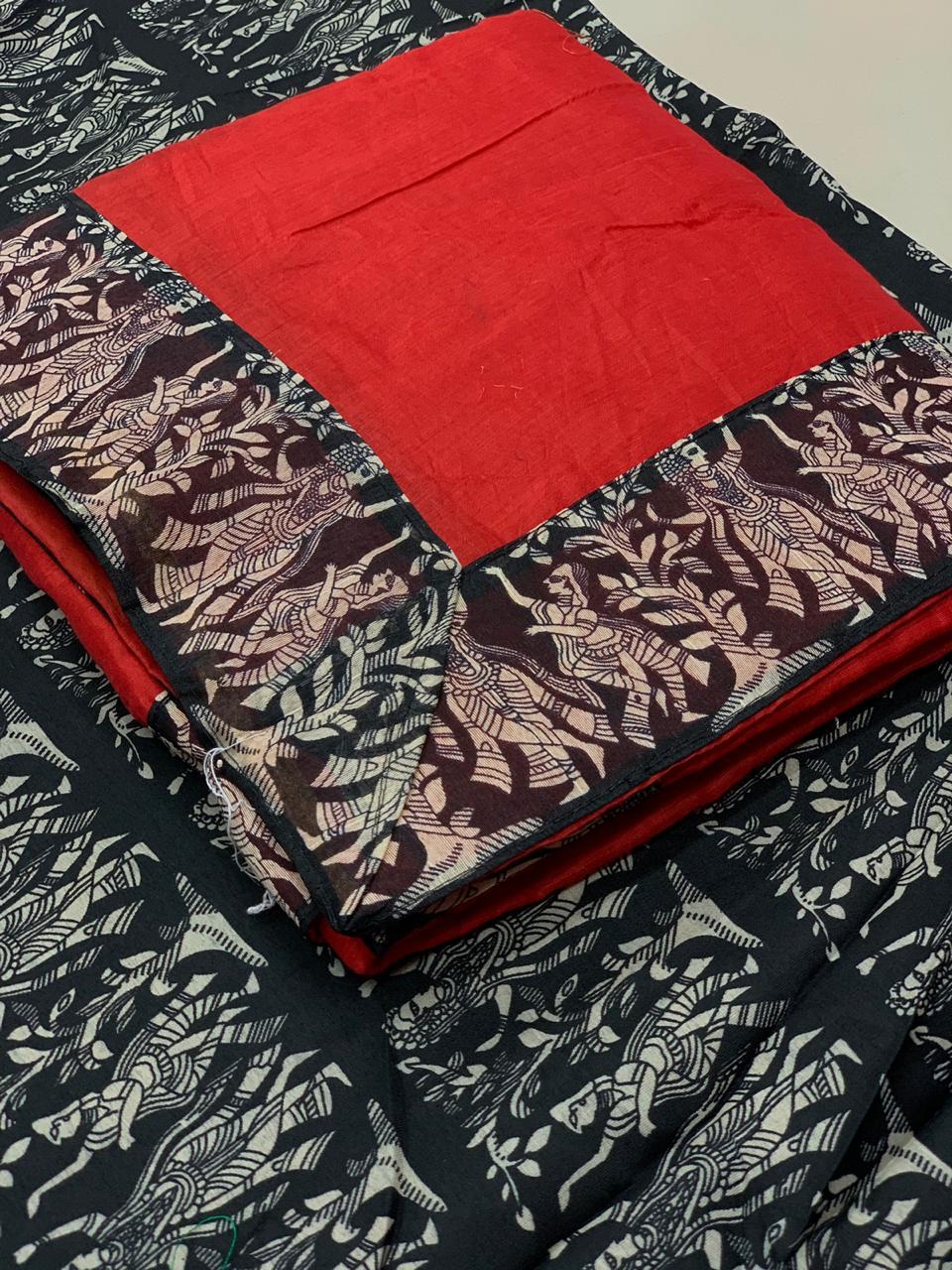 Heavy chanderi saree