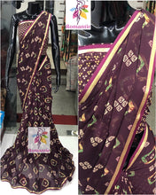 Load image into Gallery viewer, Bhandini Georgette printed saree with Banasri Border