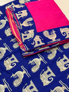 Heavy chanderi saree