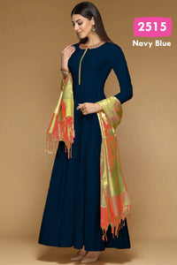 DESIGNER GOWN STYLE DRESS 3 COLOR