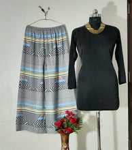 Load image into Gallery viewer, GOOD QUALITY HEAVY LYCRA STACHEBAL TOP WITH BEAUTIFUL FULLY STITCHED CREPE SILK PLAZZO