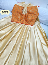 Load image into Gallery viewer, satin saree with readymade blouse