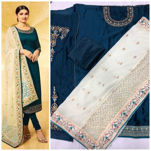 Festive Look Designer Straight Suit