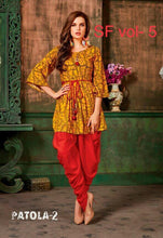 Load image into Gallery viewer, Kurti Dhoti  Reyon printe