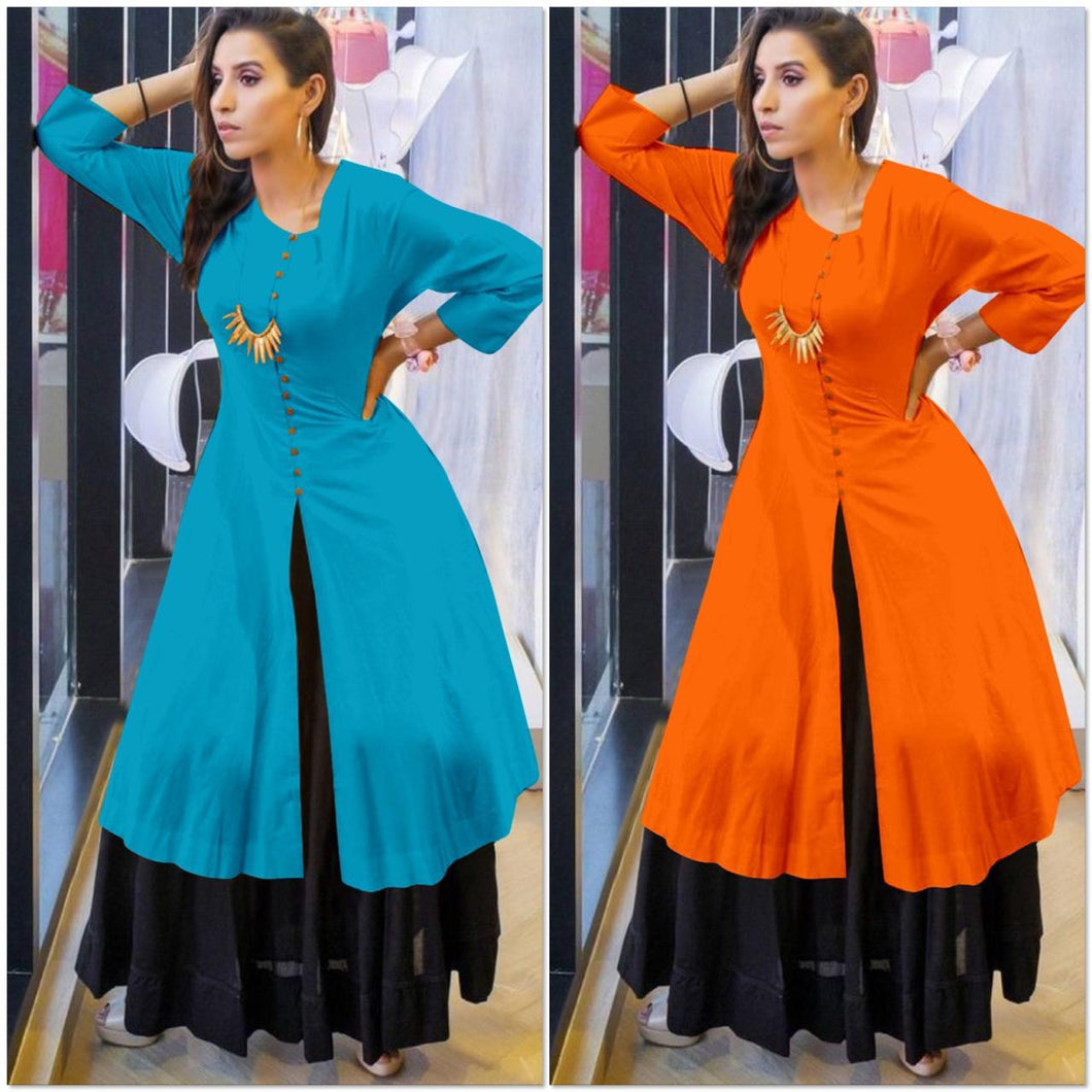PRESENTING NEW KURTI WITH SKIRT