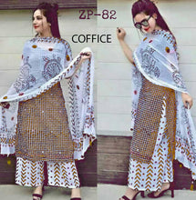 Load image into Gallery viewer, GOOD QUALITY HEAVY CREPE SILK TOP WITH BEAUTIFUL FULLY STITCHED CREPE SILK CATALOG