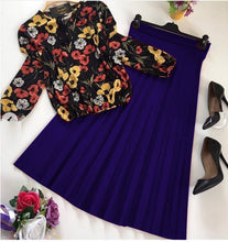 Load image into Gallery viewer, PRESENTING NEW PRINTED TOP - SKIRT SET