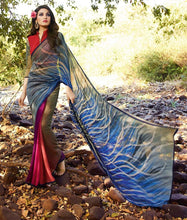 Load image into Gallery viewer, Hand printed sarees multicolor