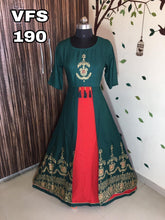 Load image into Gallery viewer, REYON WITH BEAUTIFUL GOLD PRINT FULL STITCHED READYMADE SALWAR