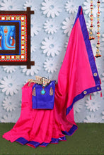 Load image into Gallery viewer, NEW DESIGN IN ZOYA SILK WITH DESIGNER LACE  SAREE