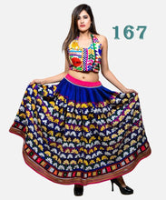 Load image into Gallery viewer, THIS NAVRATRI LAUNCH GARBA LEHENGA CHOLI WOTH HEAVY WORK LAUNCHED BY LEMBOGEE