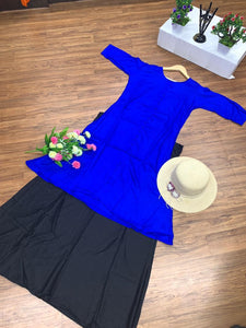 PRESENTING NEW KURTI WITH SKIRT
