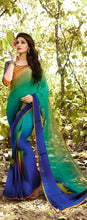Load image into Gallery viewer, Hand printed sarees multicolor
