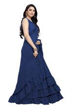 Load image into Gallery viewer, The Ruffle Saree  Georgette