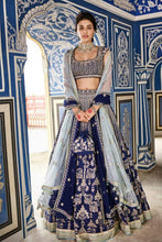Load image into Gallery viewer, PRESENTING NEW DESIGNER LAHENGA CHOLI  BLUE COLOR