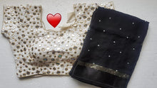 Load image into Gallery viewer, 175CC Viscose with foily Mirror saree