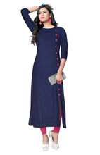 Load image into Gallery viewer, Go with simplicity this summer  rayon Kurtis