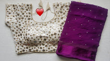 Load image into Gallery viewer, 175CC Viscose with foily Mirror saree