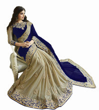 Load image into Gallery viewer, Georgette heavy bengalori silk saree