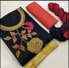 Load image into Gallery viewer, Jam Cotton with embroidery and Hand work salwar
