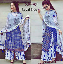 Load image into Gallery viewer, GOOD QUALITY HEAVY CREPE SILK TOP WITH BEAUTIFUL FULLY STITCHED CREPE SILK CATALOG