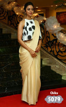 Load image into Gallery viewer, satin saree with Japan Digital Print blouse 10colors