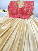 Load image into Gallery viewer, satin saree with readymade blouse