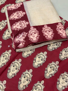 Heavy chanderi saree