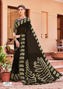 Re-Launched Its Most Demanding And Hit Designs Of Crepe Fabric Sarees