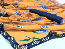 Load image into Gallery viewer, NEW BEAUTIFUL FLOWER PRINTED SAREE
