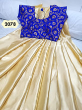 Load image into Gallery viewer, satin saree with readymade blouse