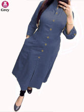 Load image into Gallery viewer, Dream New Slub Cotton kurti Catloge