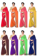 Load image into Gallery viewer, THE DIAMOND CONCEPT COLORS COMBINATION SAREE