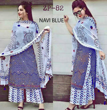 Load image into Gallery viewer, GOOD QUALITY HEAVY CREPE SILK TOP WITH BEAUTIFUL FULLY STITCHED CREPE SILK CATALOG
