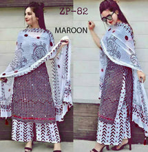 Load image into Gallery viewer, GOOD QUALITY HEAVY CREPE SILK TOP WITH BEAUTIFUL FULLY STITCHED CREPE SILK CATALOG