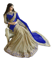 Load image into Gallery viewer, Georgette heavy bengalori silk saree