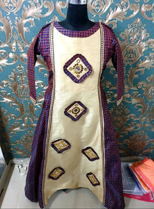 malburry cotton and satin cotton kurti