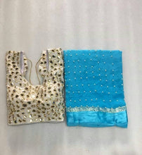 Load image into Gallery viewer, 175CC Viscose with foily Mirror saree