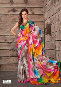 Re-Launched Its Most Demanding And Hit Designs Of Crepe Fabric Sarees