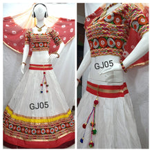 Load image into Gallery viewer, Pure Cotton Emb. Multi Work Full Flare  lehenga and choli