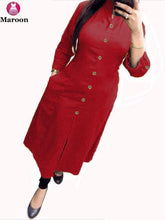 Load image into Gallery viewer, Dream New Slub Cotton kurti Catloge
