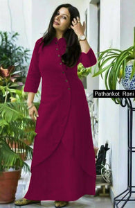 STYLISH CROSS KURTI