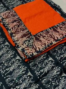 Heavy chanderi saree