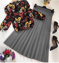 Load image into Gallery viewer, PRESENTING NEW PRINTED TOP - SKIRT SET