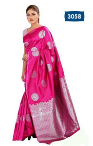 Jacquard Design Soft Silk Materials saree