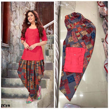 Load image into Gallery viewer, Kurti  Dhoti Reyon Crepe Fancy Design &amp; Printed