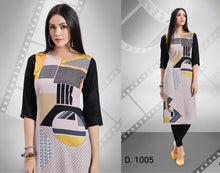 Load image into Gallery viewer, SOFT AMERICAN CREPE DIGITAL PRINT KURTIS