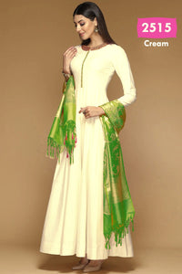 DESIGNER GOWN STYLE DRESS 3 COLOR