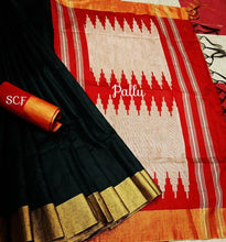 Load image into Gallery viewer, Raw Silk Saree With Contrast Pallu