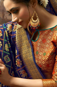 Cotton Silk & Soft Patola Premium quality Saree